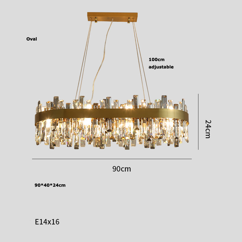 Crystalis Luxe Cascade - 90cm Home Lighting - Home Lighting - Grandior Homes