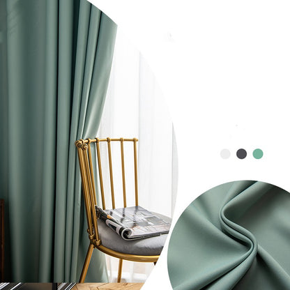 Contemporary Full Shading Curtain - Green / 1.3x1.8m Furniture - Furniture - Grandior Homes