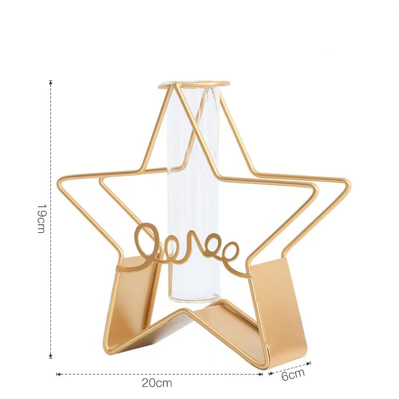 Artistic Geometry Hydroponic Vase - Fivepointed star Decoration - Decoration - Grandior Homes