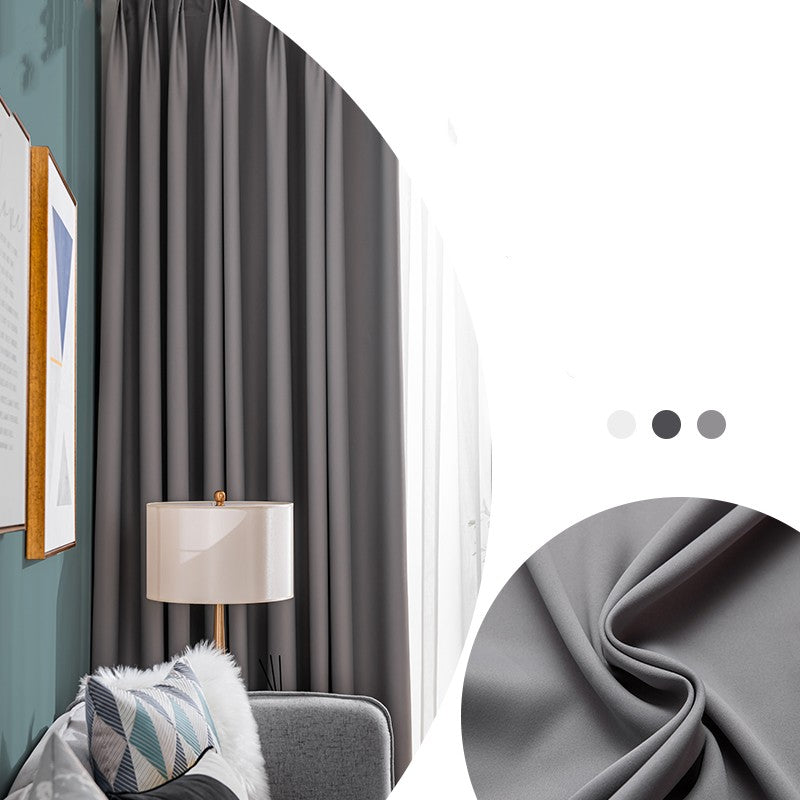 Contemporary Full Shading Curtain - Light Grey / 1.3x1.8m Furniture - Furniture - Grandior Homes