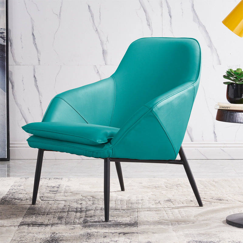 Sleek Leather Leisure Sofa Chair - M141 Malachite Green Furniture - Furniture - Grandior Homes