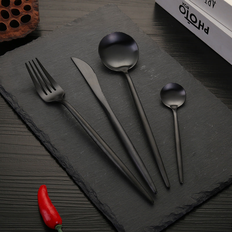 CulinaLuxe Stainless Set - Black / 4pcs Kitchen & dining - Kitchen & dining - Grandior Homes