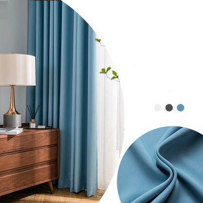 Contemporary Full Shading Curtain - Light Blue / 1.3x1.8m Furniture - Furniture - Grandior Homes