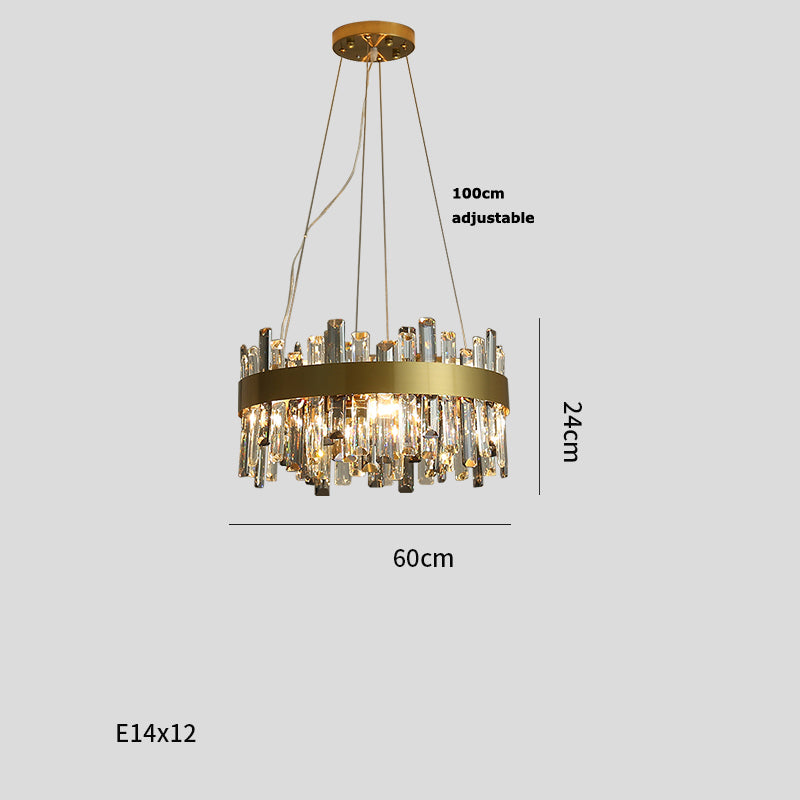 Crystalis Luxe Cascade - 60cm Home Lighting - Home Lighting - Grandior Homes