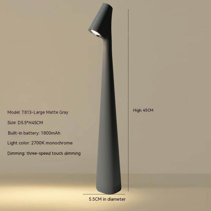 Creative High Leg Multifunctional Living Room Portable Charging Decorative Table Lamp - 1800 MA / Large Gray Home Lighting - Home Lighting - Grandior Homes