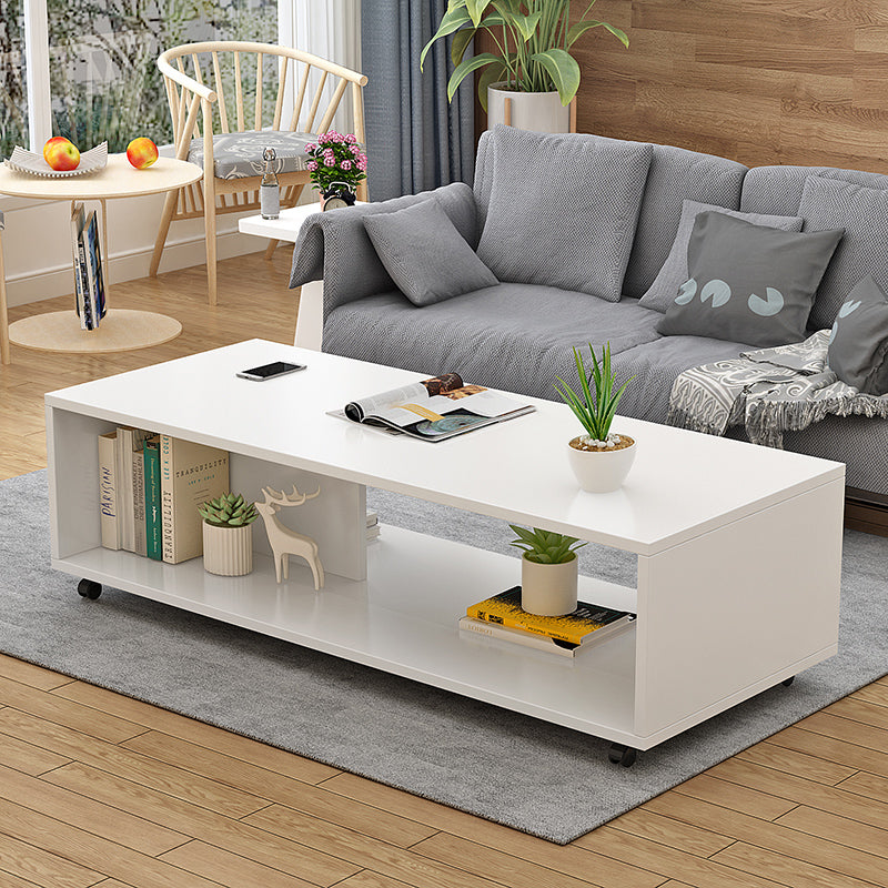 Tranquil Tea-Time Coffee Table - White / 100x40x38cm Furniture - Furniture - Grandior Homes
