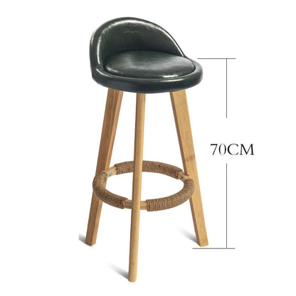 Modern Nordic Solid Wood Bar Chair - 12style Furniture - Furniture - Grandior Homes