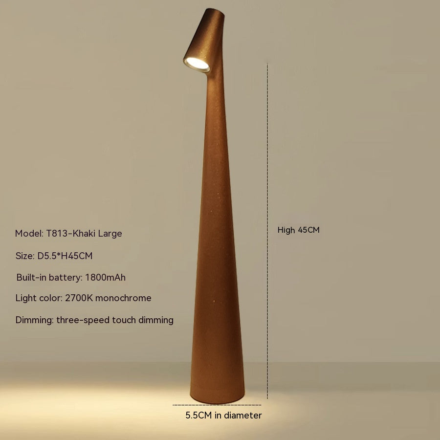 Creative High Leg Multifunctional Living Room Portable Charging Decorative Table Lamp - 1800 MA / Large Khaki Home Lighting - Home Lighting - Grandior Homes