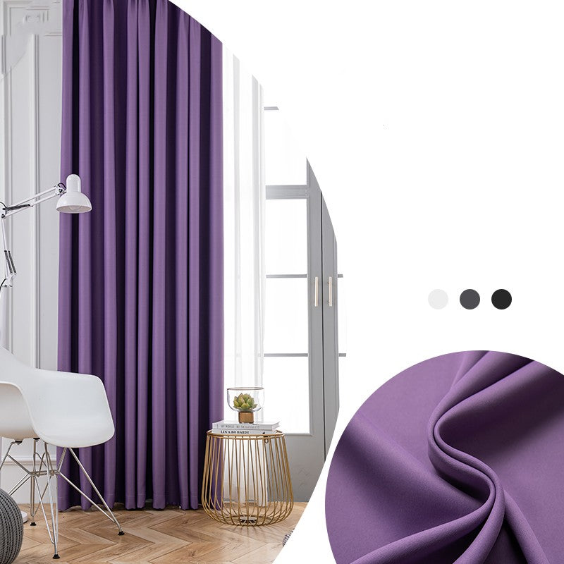 Contemporary Full Shading Curtain - Purple / 1.3x1.8m Furniture - Furniture - Grandior Homes