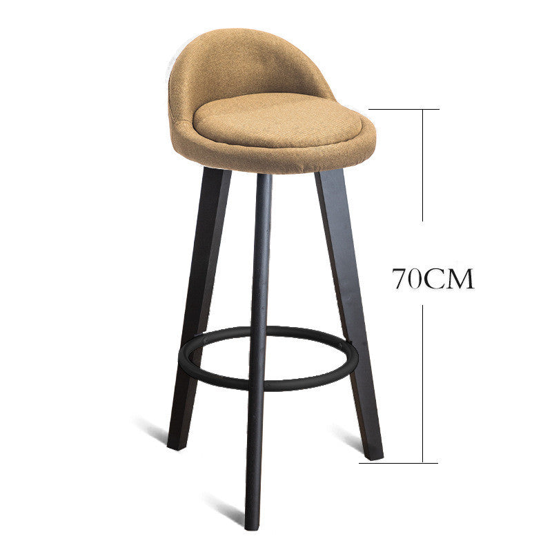 Modern Nordic Solid Wood Bar Chair - 7style Furniture - Furniture - Grandior Homes