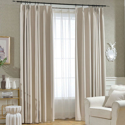 Chic Herringbone Pattern Blackout Curtains - Furniture - Furniture - Grandior Homes