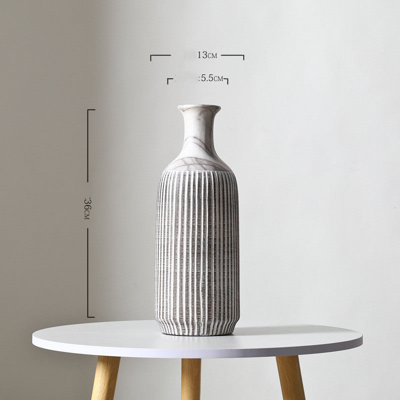 FloraAntiqua Ceramic Vase - Open Mouth / L Decoration - Decoration - Grandior Homes