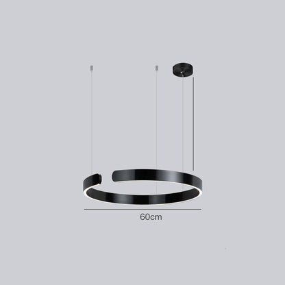 Aureate Ring Light - Black60cm / Trichromatic Dimming Home Lighting - Home Lighting - Grandior Homes