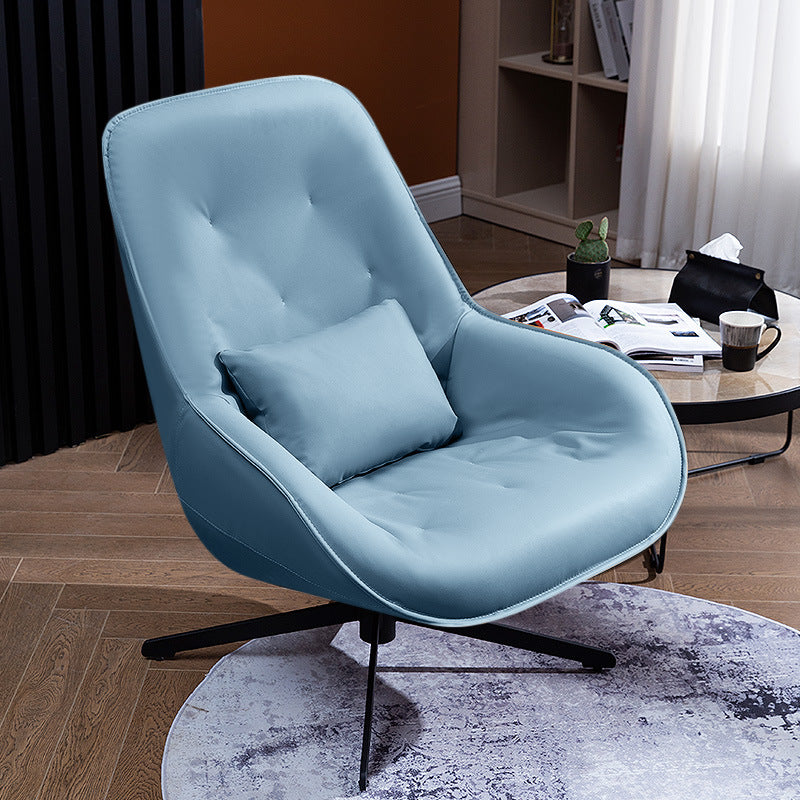 Compact Lazy Sofa Chair - Blue Furniture - Furniture - Grandior Homes