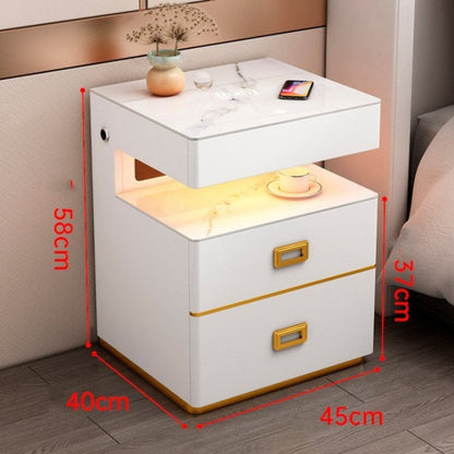 Smart Bedside Table with Fingerprint Lock - Furniture - Furniture - Grandior Homes