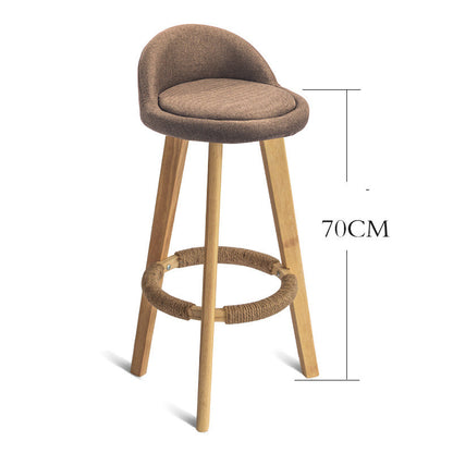 Modern Nordic Solid Wood Bar Chair - 11style Furniture - Furniture - Grandior Homes