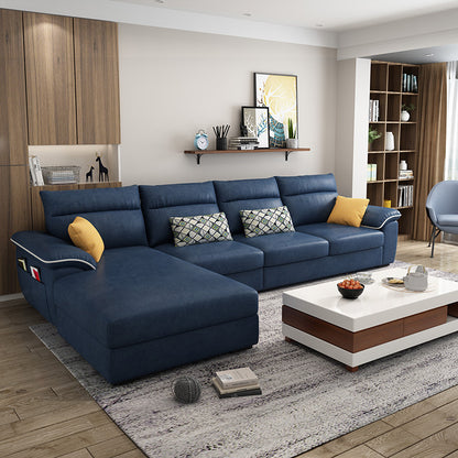 Chic Modern Fabric Corner Sofa - Furniture - Furniture - Grandior Homes